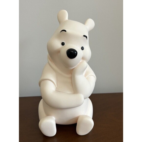 Disney Winnie the Pooh 8" White Figural Nightlight Night Light Bedside Timer - Picture 3 of 8